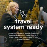modül | mix stroller from birth switch seat stroller + mono carrycot (Black Horizon)