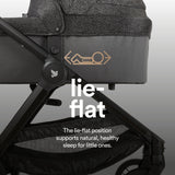 apramo modül | mono carrycot grey twilight (for use with modül | mix stroller)