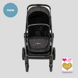 modül | mix stroller from birth switch seat stroller + mono carrycot (Black Horizon)
