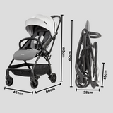 modül | mini small compact stroller | grey twilight