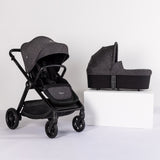 modül | mix stroller from birth switch seat stroller + mono carrycot (Black Horizon)