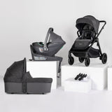 modül | mix stroller + mono  carrycot + mix adapters + modül | one + modül | hub-fix + footmuff (Grey Twilight)
