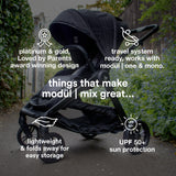 apramo modül mix from birth switch seat stroller orange sunset