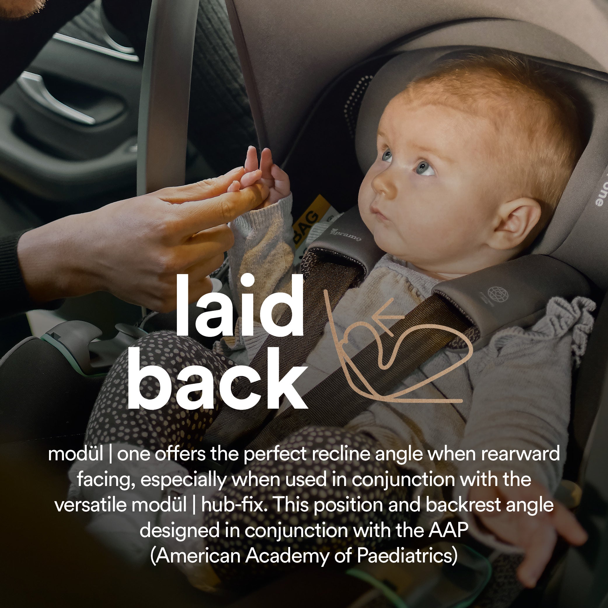 modul one i Size newborn baby car seat Including modul hub fix Apramo