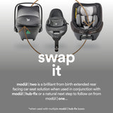 modül | two i-Size baby & toddler car seat system (inc. 360° rotational modül | hub-fix) | orange sunset