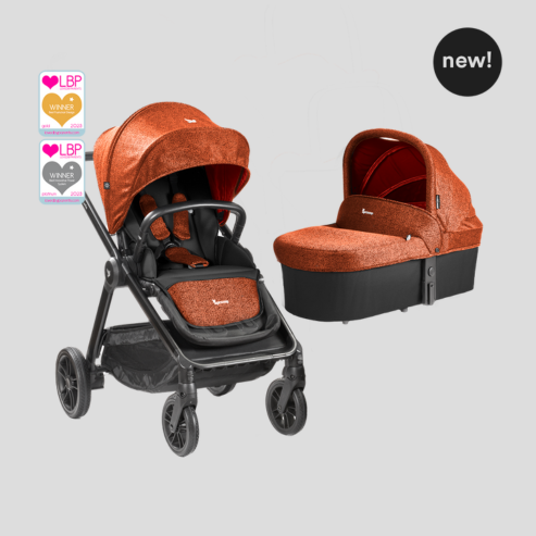 modül | mix  stroller + mono  carrycot (Orange Sunset)
