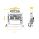 apramo flippa classic lightweight dining booster lime 6 months to 3 years