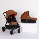 modül | mix  stroller + mono  carrycot + Free footmuff (Orange Sunset)